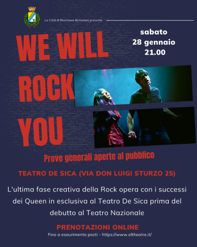 “We will Rock you”: al De Sica le prove generali prima del debutto al Teatro Nazionale di Milano  
