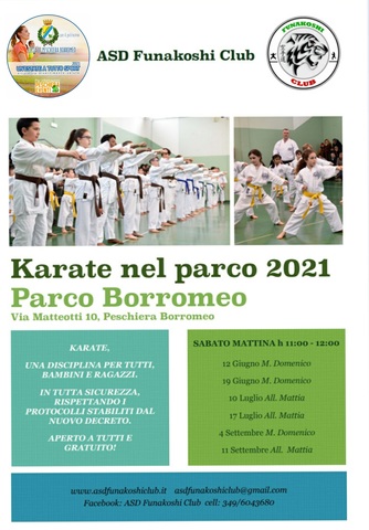 Karate nel parco 2021